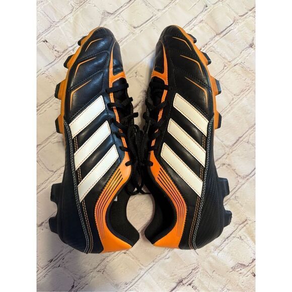 Adidas Men\'s Sz 13 Ezeiro III TRX FG Soccer Cleats Black Orange Outdoor Athletic main image 7